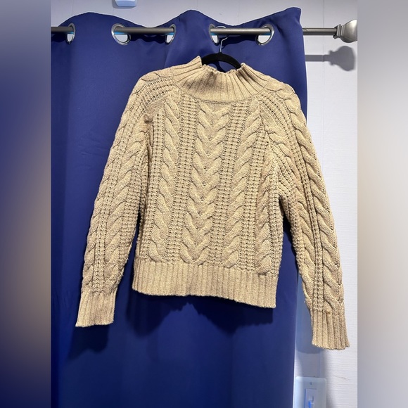 Target Brand Tan Chunky Sweater Size M - Picture 1 of 3